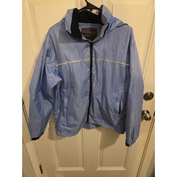 Tsunami Other - Tsunami‎ Rare Blue Windbreaker Jacket Size M